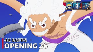 One Piece  Opening 26 【Uuuuus】 4K 60FPS  CC [upl. by Kacie225]