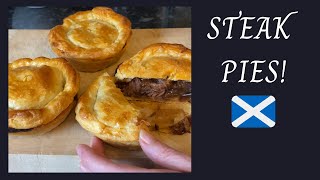 Scottish Steak pies  Easy meat pie recipe [upl. by Rochester147]