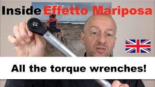 Inside Effetto Mariposa all the torque wrenches [upl. by Ahcrop464]