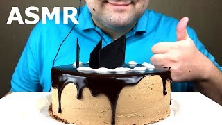 ASMR Dessert CHOCOLATE CAKE 2 Eating Sounds NO TALKING [upl. by Aerdnua564]