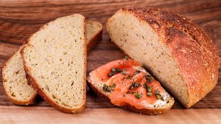 Nutritious Five Grain Semolina Bread w Soaker  Cold Bulk Fermentation Method [upl. by Einnoc]