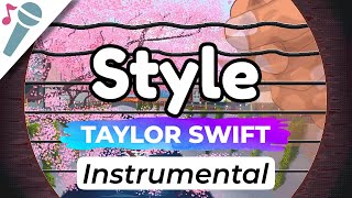 Taylor Swift  Style  Karaoke Instrumental Acoustic [upl. by Acissev601]