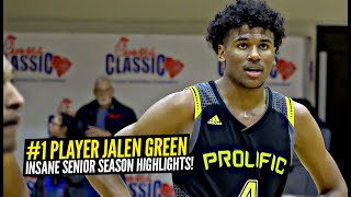 Is Jalen Green The BEST Player In High School INSANE Senior Season FULL Highlights [upl. by Einnig34]