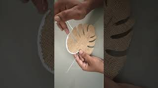 DIY Jute Decor for Home Decoration  Jute Craft Ideas  Jute Bags Making  Tropical Palm Leaf Decor [upl. by Tonya]