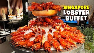 All You Can Eat SINGAPORE CHILI CRAB amp LOBSTER Buffet BEST SEAFOOD BUFFET EVER [upl. by Eidnahs1]