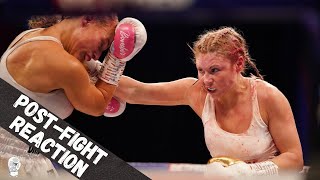 Bloody battle of the blondes  Shannon Courtenay beats Ebanie Bridges  PostFight Reaction 🥊 [upl. by Mitchael]