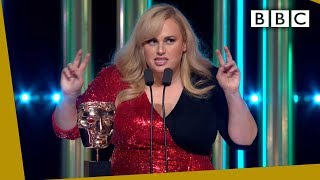 Rebel Wilson steals the show with HILARIOUS unexpected BAFTA 2020 speech  BBC [upl. by Steck]