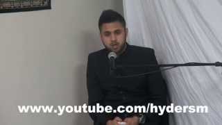 5th Muharram 1437 ZakireE Ahlebaith as Nabeel Razvi reciting MajliseE Shehzade Ali Asghar as [upl. by Eppillihp461]