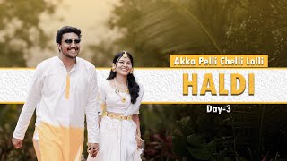 Wedding Vlog Day3  Haldi day  wedding  Niha Sisters [upl. by Absa]