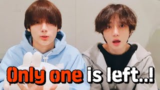 ENG sub VLIVE TXT  BEOMGYUampHUENINGKAI talking about scary dumpling story [upl. by Enairda]