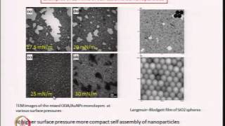 Mod03 Lec23 Self Assembly of Nanostructures  III [upl. by Elocel454]