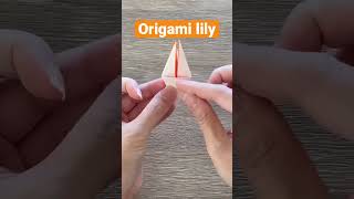 Easy Origami Flower Lily [upl. by Namyh996]