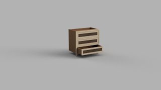 Fusion 360 How to make parametric drawer cabinet [upl. by Aneehsram34]