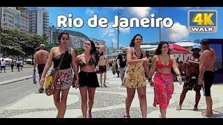 🇧🇷 Copacabana Rio De Janeiro Brazil Walking Tour Must Watch [upl. by Edholm]