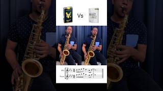 Alto saxophone reeds comparison Vandoren V16 strength 2 vs D’Addario Select Jazz strength 2 Medium [upl. by Hemminger118]