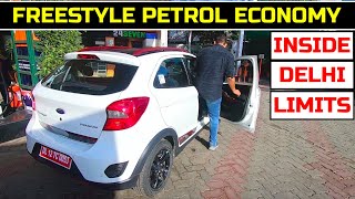 Ford Freestyle Petrol 2020 Mileage Test  Ford Freestyle Petrol Fuel Economy Run  Top Model [upl. by Silver583]