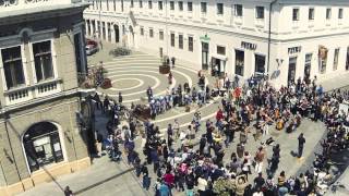 Flashmob Oradea  Carmina Burana  5 MINUTE PENTRU ORADEA 06052014 [upl. by Asiole]