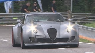 Wiesmann GT MF5 V10 562 HP at Hillclimb Gurnigel 2013 quotMADE BY DÄHLERquot [upl. by Atiuqel]