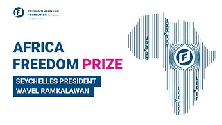 Africa Freedom Prize 2024 with President Wavel Ramkalawan of the Seychelles [upl. by Elehcin]