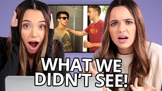 The Merrell Twins React to Twin My Heart Fan Favorite Moments tea spilled  AwesomenessTV [upl. by Nereil]