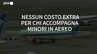 Nessun costo extra per chi vola in aereo con minori o disabili [upl. by Verla524]