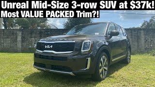 2022 Kia Telluride S TEST DRIVEFULL REVIEW [upl. by Crescint]