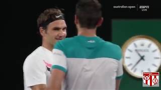 Roger Federer vs Marin Cilic  Australian Open Final 2018 [upl. by Ennazzus]