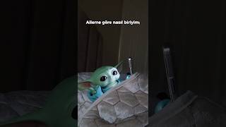 Baby Yoda ailesine göre nasıl biri 🤔  Baby Yoda babyyoda [upl. by Lymann]