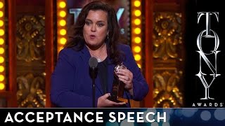 2014 Tony Awards  Rosie ODonnell  Isabelle Stevenson Award [upl. by Laohcin814]