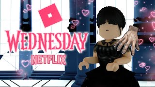 WEDNESDAY dance ROBLOX animation  mxddsie ♡ [upl. by Monson]