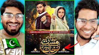 AYE MUSHT E KHAAK DRAMA BTS REACTION  Feroze Khan  Sana Javed  Indian Broz Reaction [upl. by Erehs]