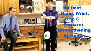 10 Best Hand Wrist Grip amp Forearm Strengthening Exercises at Home [upl. by Uri]