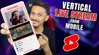 How to Vertical Live Stream From Mobile  Vertical Live Studio [upl. by Seena]