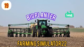 Big Planter BiG johndeertochanfs22fs23plantergaminggamesgameplay [upl. by Martin]