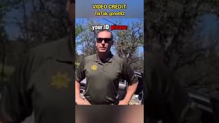 ID Refusal Cop Tries To Violate 4th Amendment Right shorts [upl. by Ilyah]