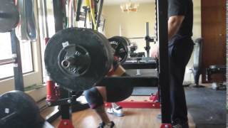 705 lbs squat for 3 reps [upl. by Ybbor]