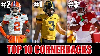 Top 10 CORNERBACKS In The 2024 NFL Draft  Post Season Rankings [upl. by Ssepmet]