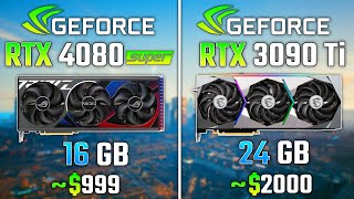 RTX 4080 SUPER vs RTX 3090 Ti  Test in 6 Game [upl. by Sillad651]