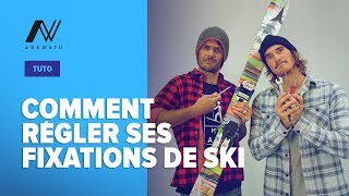 TUTO  COMMENT RÉGLER SES FIXATIONS DE SKI [upl. by Aoniak]