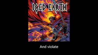 Iced Earth  Violate Lyrics [upl. by Perdita]