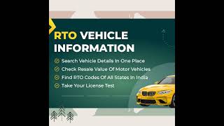 RTO Vehicle Information [upl. by Oker81]