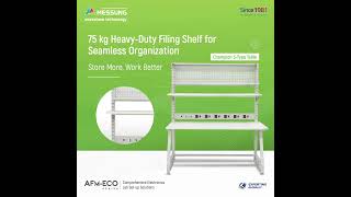 With a 75 kg weight capacity the filing shelf in the Champion  messungworkplacetechnology [upl. by Lesko]