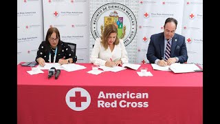 Firma de acuerdo colaborativo entre Cruz Roja Americana y Recinto de Ciencias Médicas [upl. by Namzaj424]