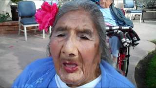 Teresa Hernández Escobar cumplió 105 años de edad [upl. by Wolfort]