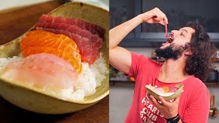 COMO FAZER ARROZ DE SUSHI ou SHARI  3 Tipos de Sushi [upl. by Yup]