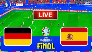 GERMANY vs SPAIN  UEFA EURO 2024  Live Football Match  EA FC 24 [upl. by Kirbie]