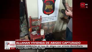 Allanan vivienda de abigeo capturado y hallan evidencias que ratifican su vinculación con delitos [upl. by Gotthelf]