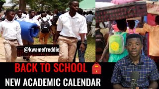 GES Released new academic calendar for SHS in Ghana [upl. by Haroun348]