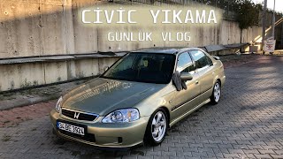 HONDA CİVİC 16 İES  İÇ DIŞ YIKAMA  BAKIM TEMİZLİK [upl. by Past65]