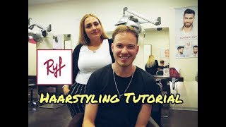 Haarstyling TUTORIAL für Männer bei feinendünnem Haar  Tipps bei Haarausfall [upl. by Sioux241]